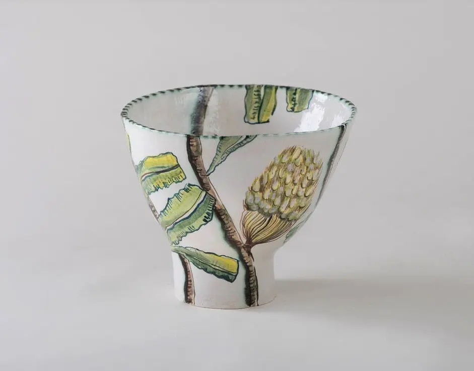 Banksia and Yellowrobin bowl