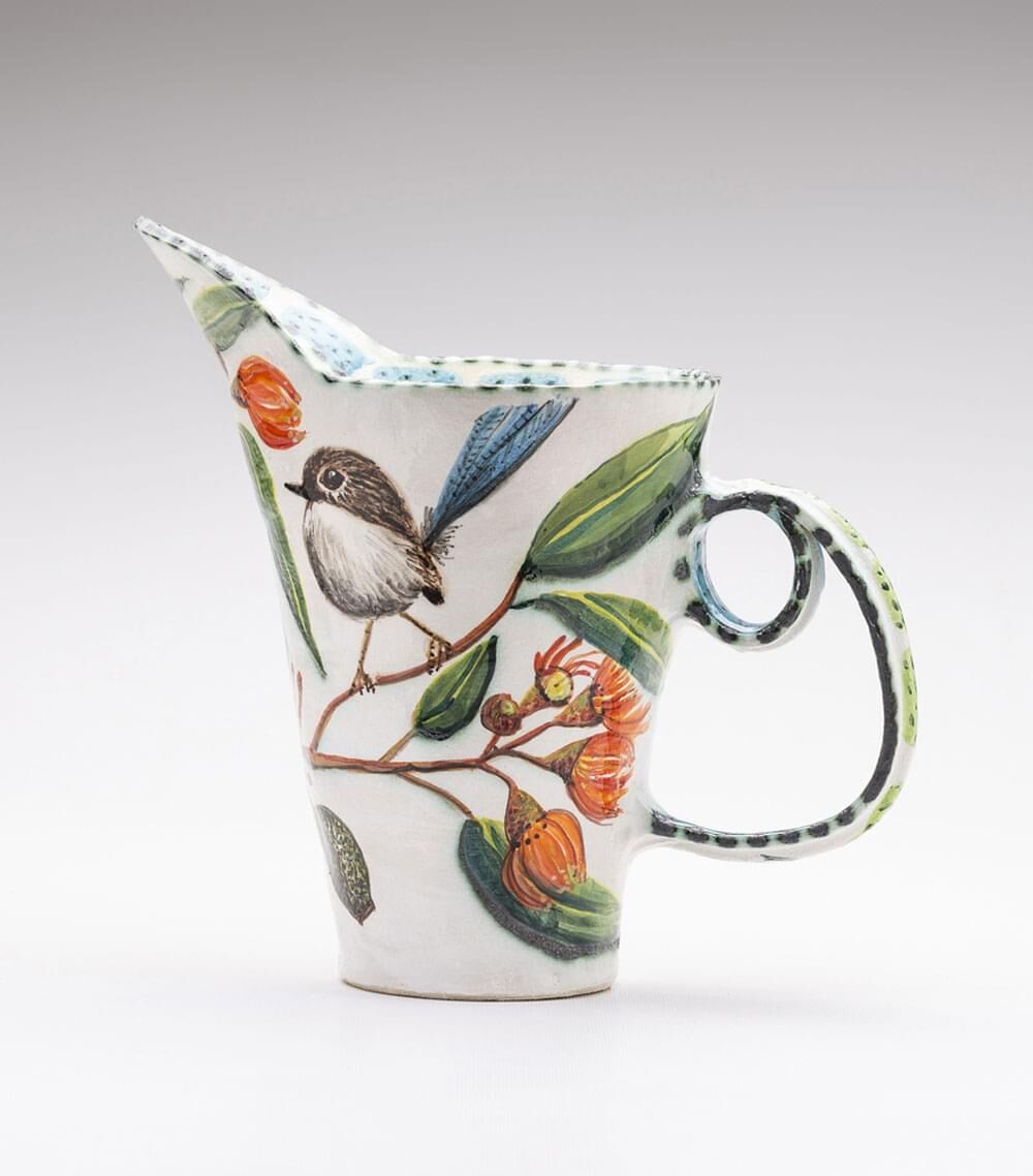 Ficifolia With Two Wrens Pitcher