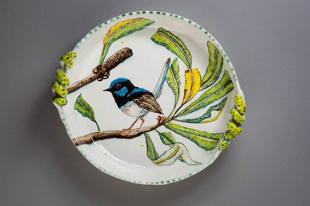 Cassoulet with Blue Wren 2