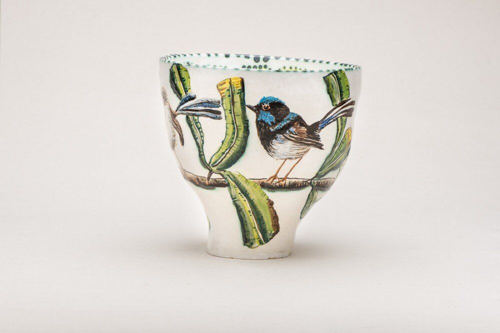 Blue Wren bowl