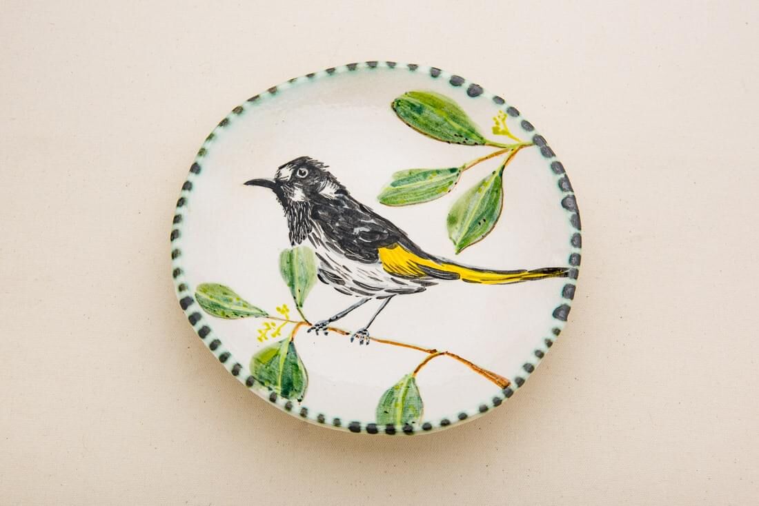 04042025_Yellow Tail Bird Plate