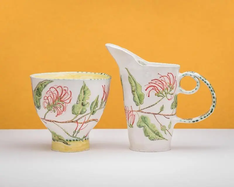 Maparu Bowl and Pitcher