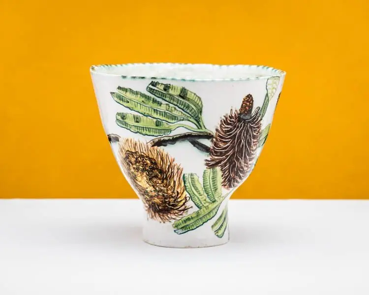 Banksia Serata bowl with Bogong Moth