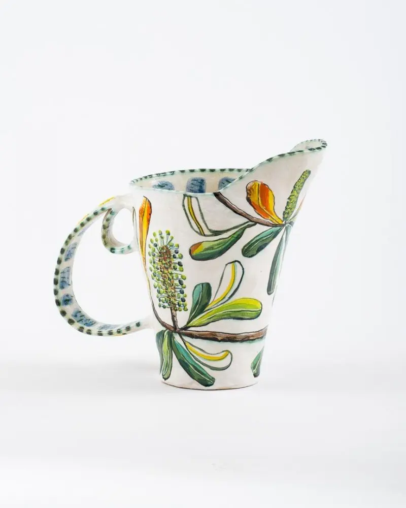 Yanakie Integrifolia Pitcher with Blue Wren