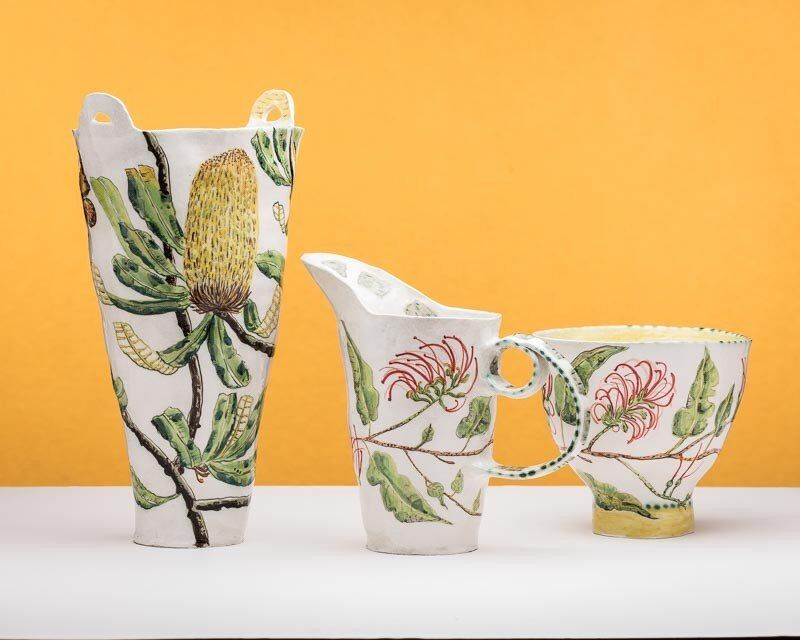 Banksia and grevillea vessels