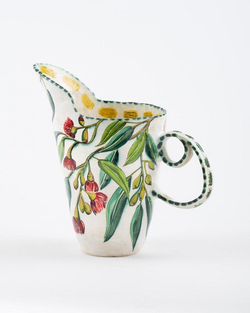 Travancore Ironbark Pitcher with Musk Lorikeet
