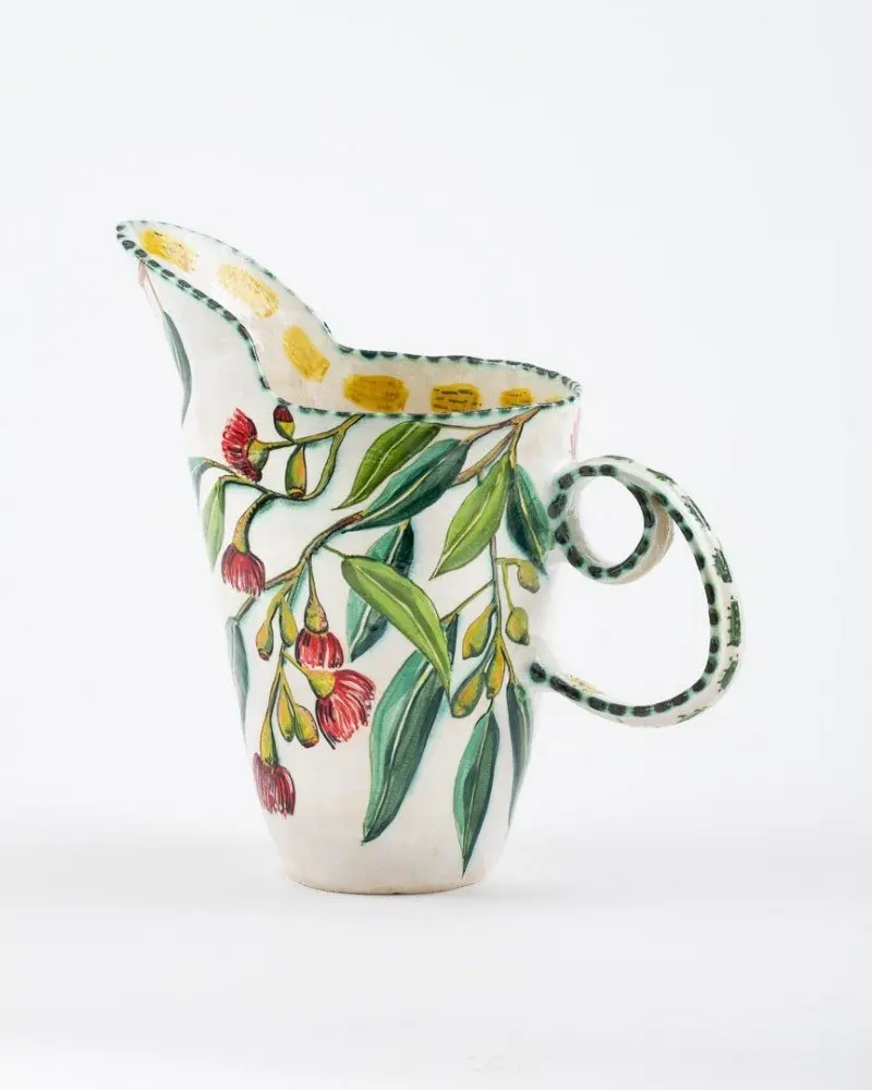 Travancore Ironbark Pitcher with Musk Lorikeet
