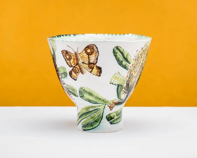 Banksia Serata bowl with Bogong Moth