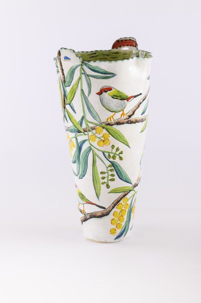 Acacia Vessel with Firetails
