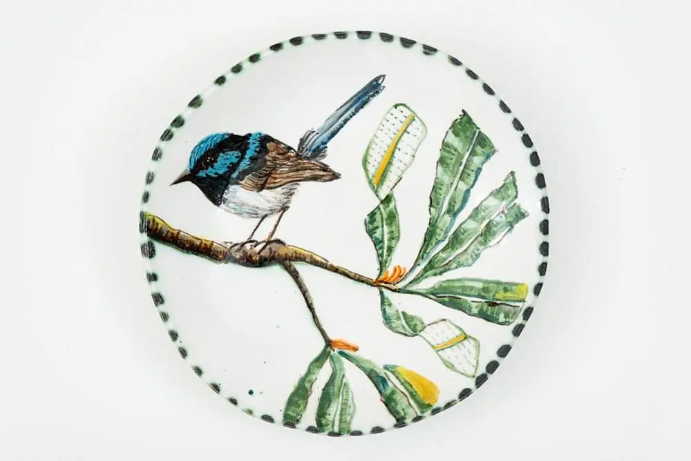 Blue Wren Plate