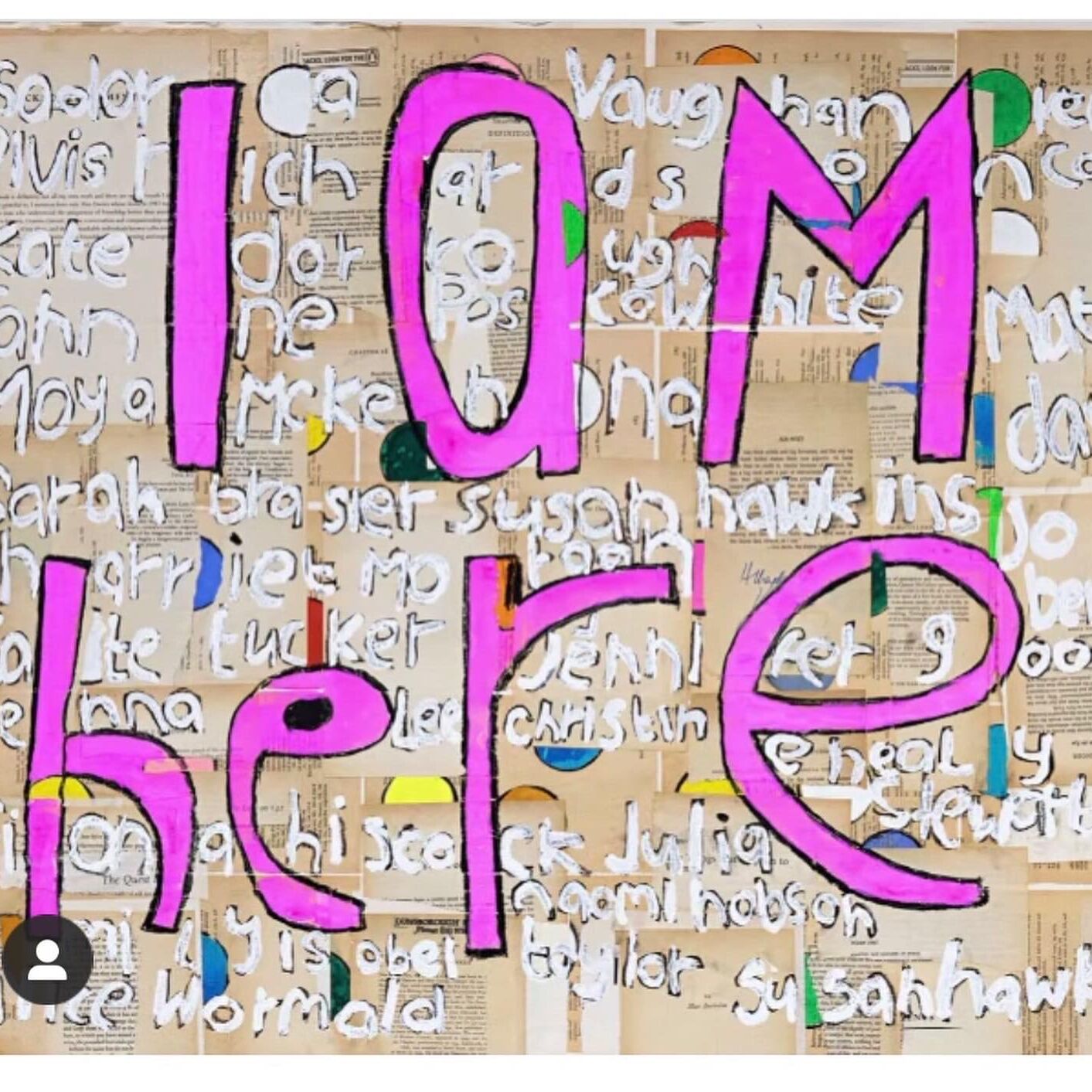 I am here, exhibition curated by Artist Katherine Hattam at Arthouse Gallery Sydney to coincide with the National Gallery of Australia’s Know My Name exhibition to recognise female artists.