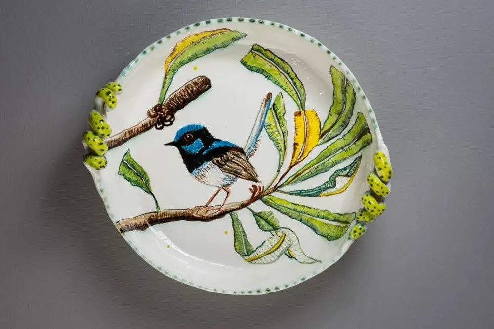 Cassoulet with Blue Wren 2