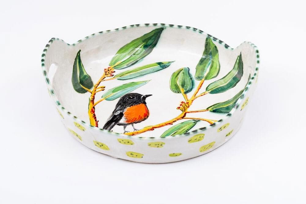 Scarlet Alpine Robin Cassoulet